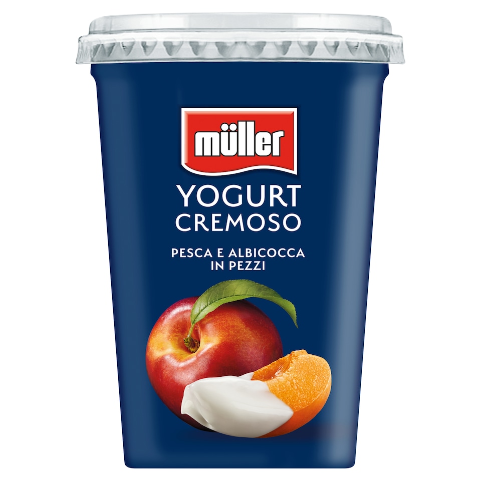 Müller barackos krémjoghurt gyümölcskészítménnyel 500 g