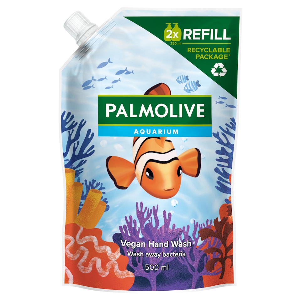 obrázok 1 z Palmolive Aquarium tekuté mydlo náhradná náplň 500 ml