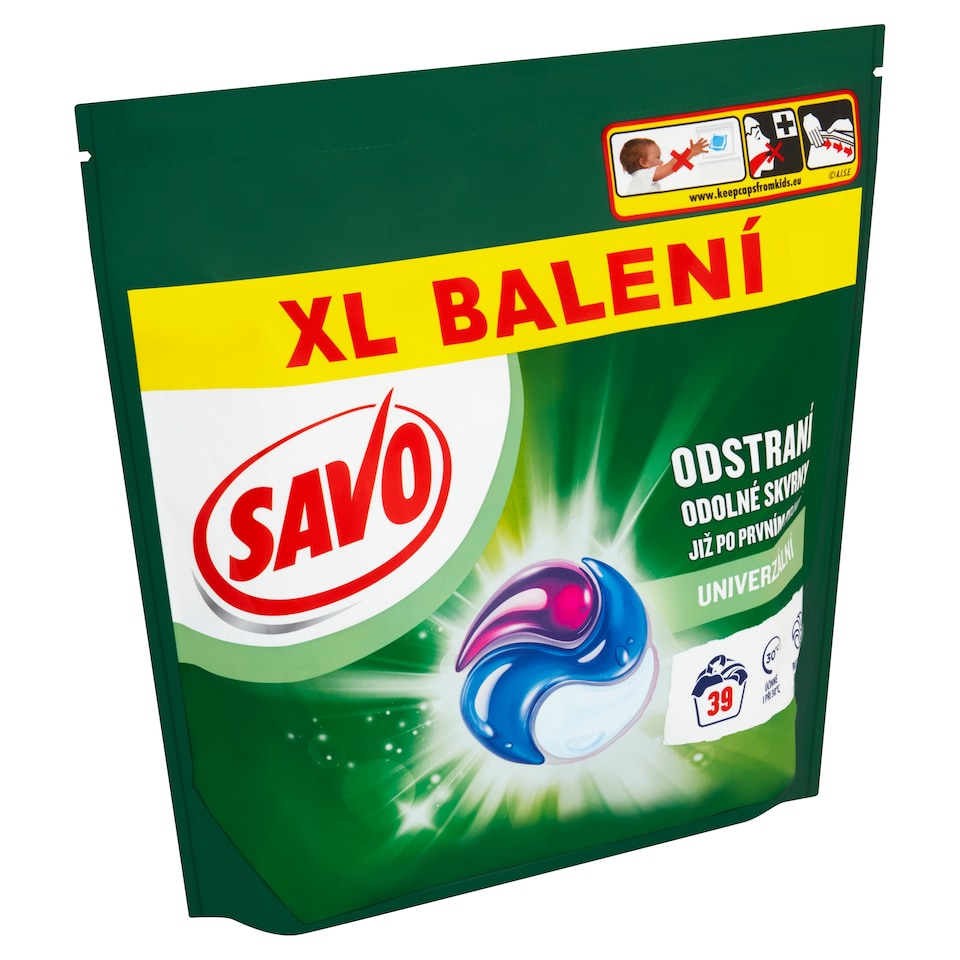 image 1 of Savo Universal Gel Laundry Capsules 39 Washes 822.9g