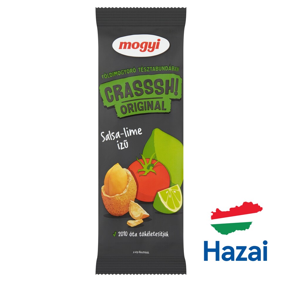Mogyi Crasssh! pörkölt földimogyoró salsa-lime ízű tésztabundában 60 g