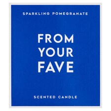 Tesco From Your Fave Pomegranate Candle 125G
