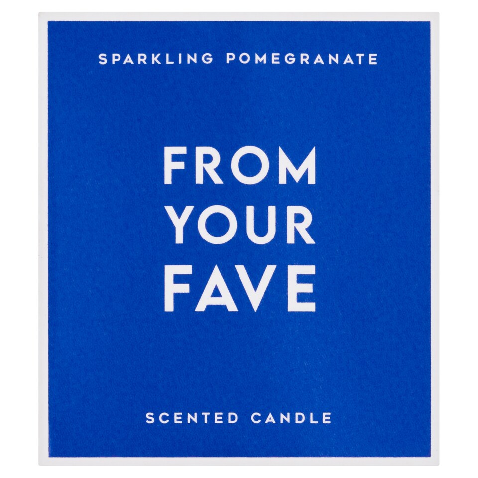 Tesco From Your Fave Pomegranate Candle 125G
