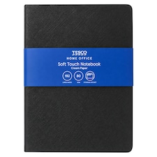 Tesco Home Office Soft Touch Notebook