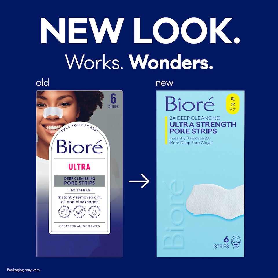 image 1 of Biore Ultra Deep Cleansing Pore Strips 6 Xnose Strips