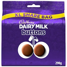 Cadburys Dairy Milk Buttons XL Share Bag 290g