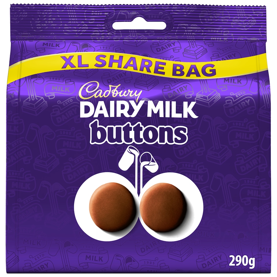 image 1 of Cadburys Dairy Milk Buttons XL Share Bag 290g