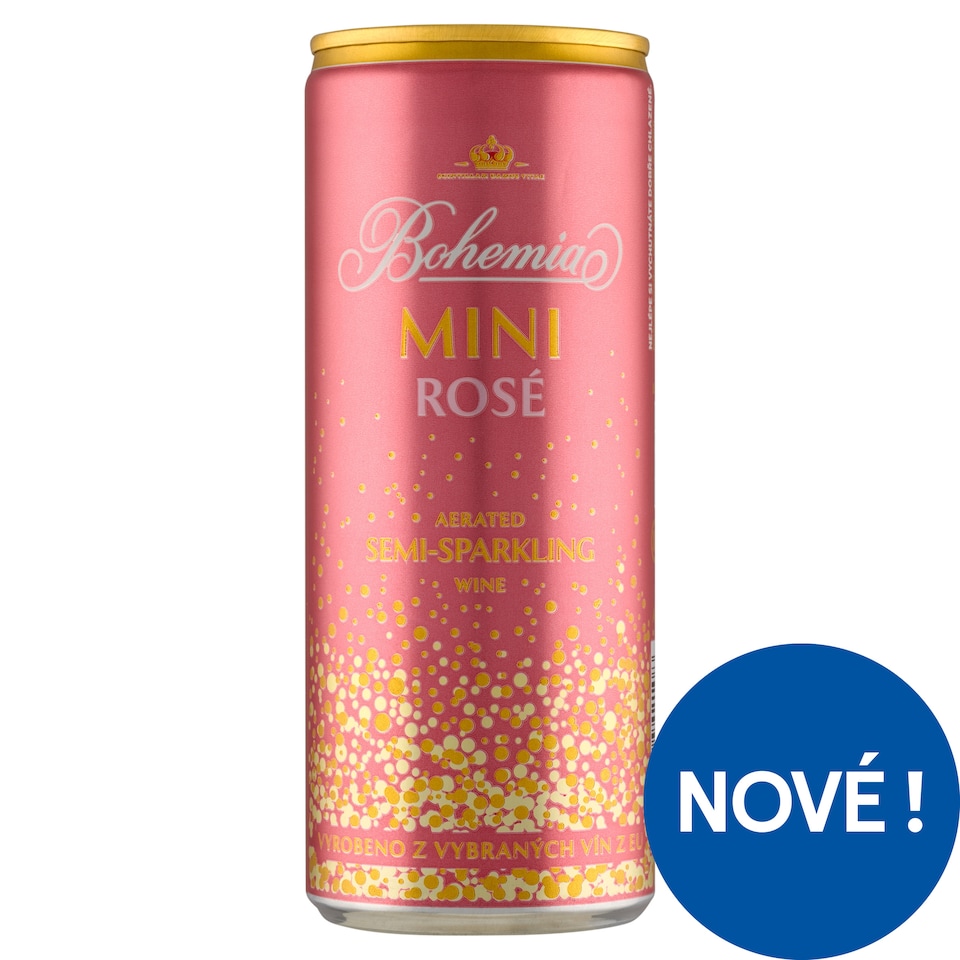 image 1 of Bohemia Mini Rosé Aerated Semi-Sparkling Wine 0.25L