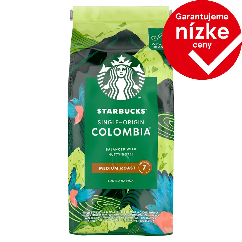 STARBUCKS Single-Origin Colombia zrnková káva 450 g
