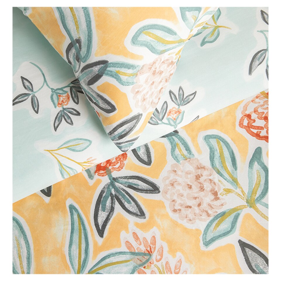 image 1 of Fox & Ivy Natures Way Apple Blossom Duvet Set King
