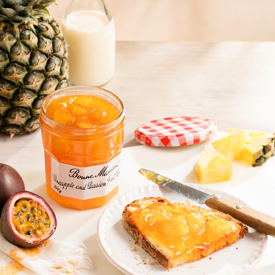 image 1 of Bonne Maman Pineapple and Passion Fruit Jam 370g