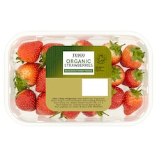 Tesco Organic Strawberries 300G