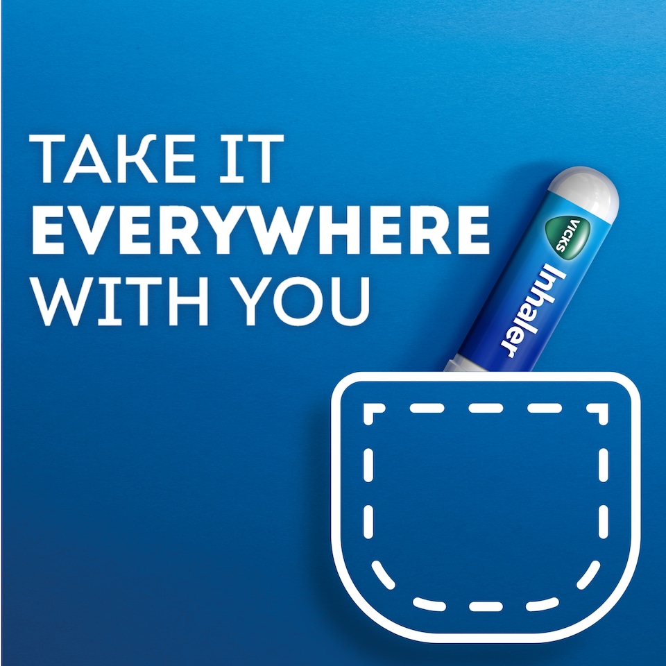 image 1 of Vicks Inhaler Fast Acting Blocked Nose Relief Stick