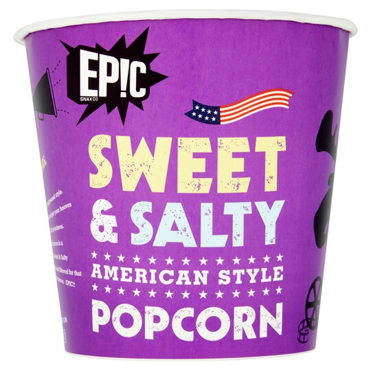 Epic Popcorn Sweet And Salty 150G Tesco Groceries