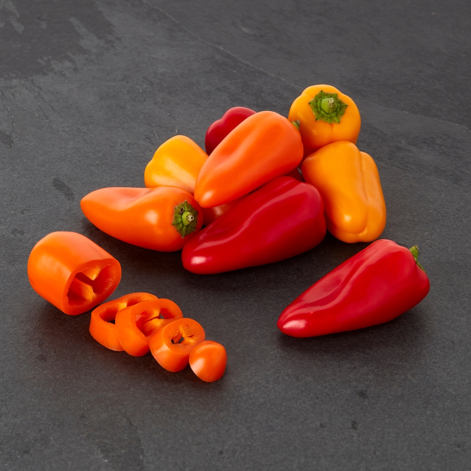 image 1 of Tesco Finest Sweet Mini Peppers 220G