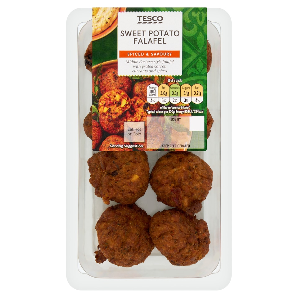 Tesco Sweet Potato Falafels 152g