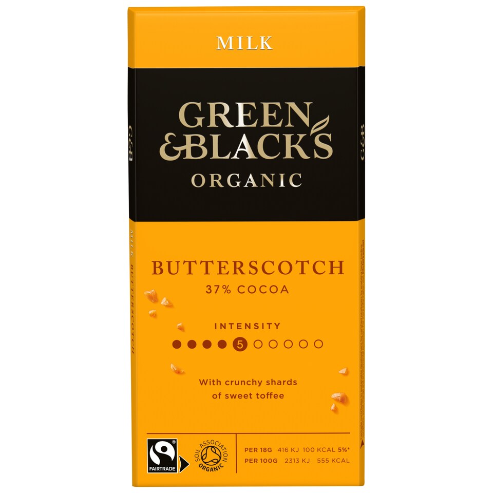 Green And Blacks Butterscotch Chocolate 90G