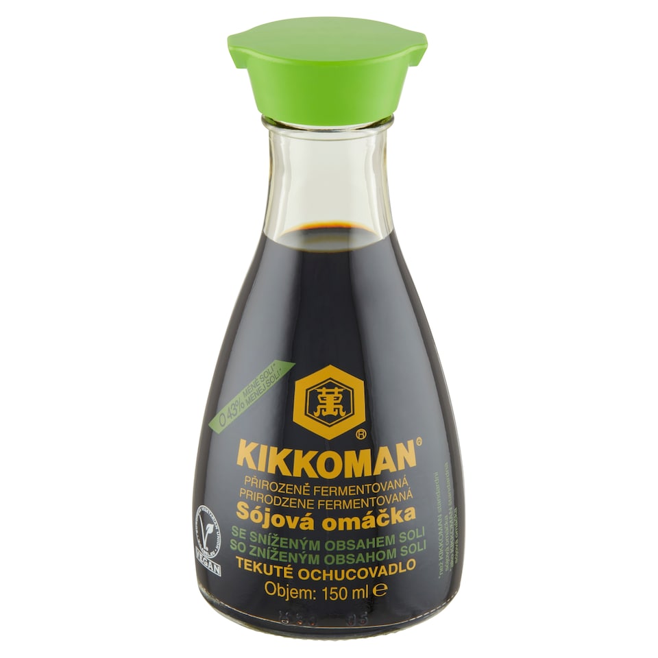 image 1 of Kikkoman Naturally Brewed Less Salt Soy Sauce 150 ml