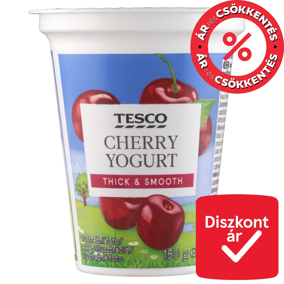 Tesco Cherry Yogurt 150 g