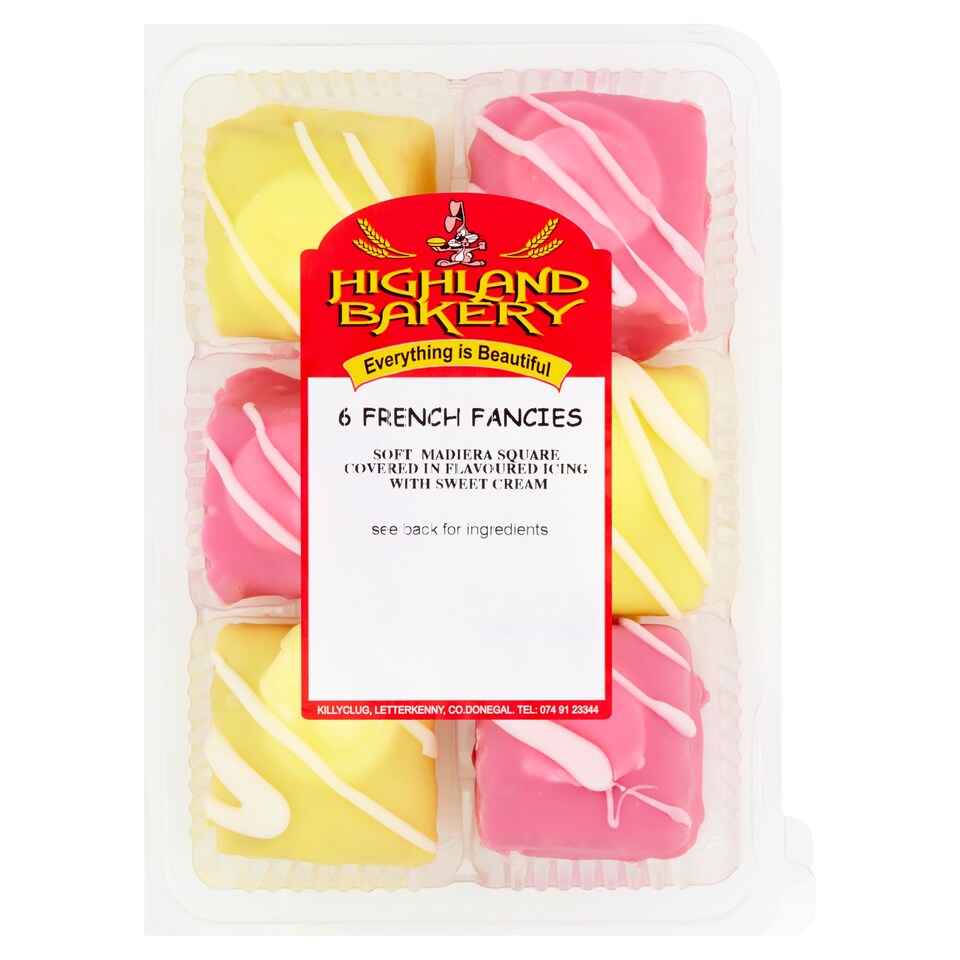 Highland Bakery French Fancies 6 Pack