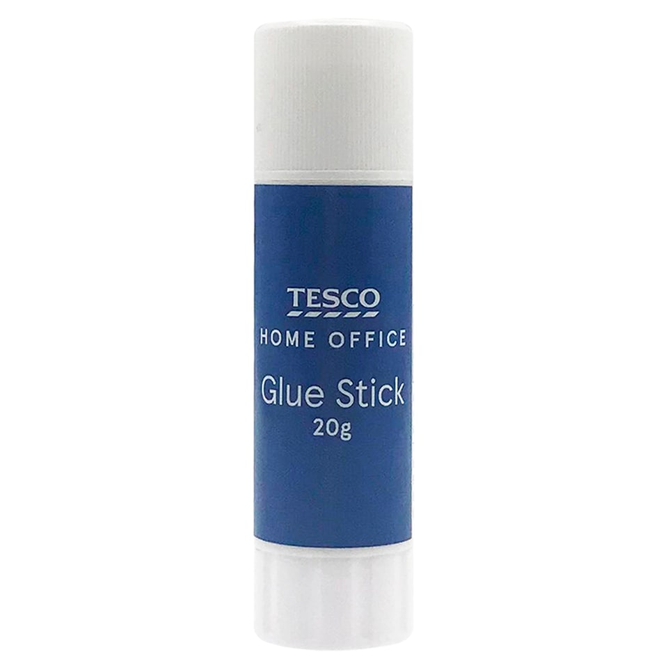Tesco Glue Stick20g 1Pk