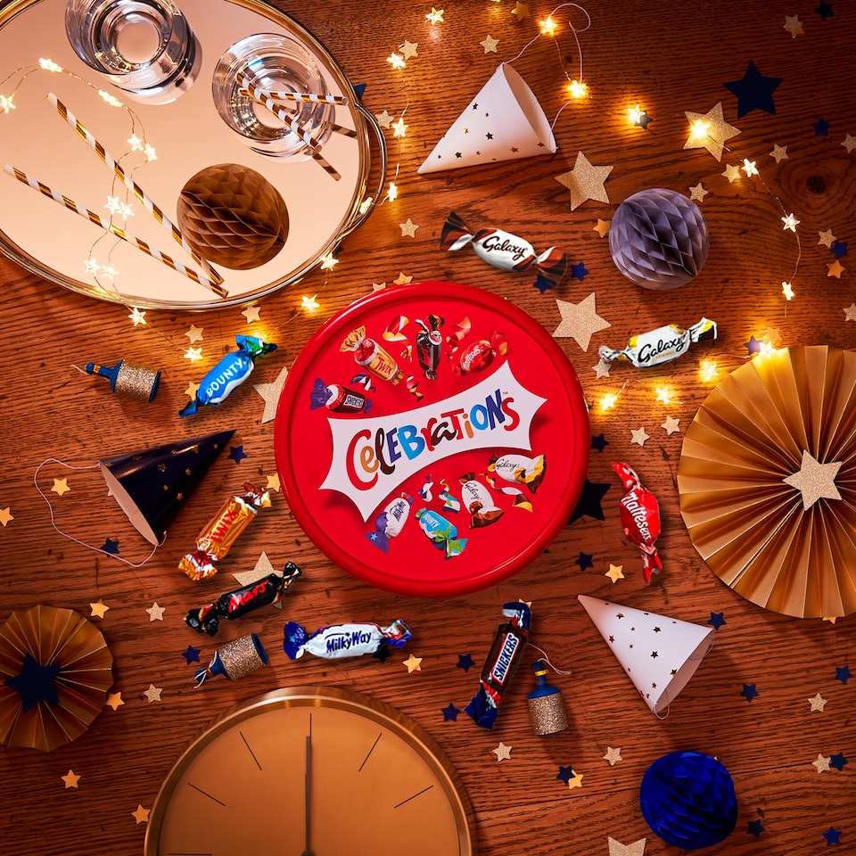 image 1 of Celebrations Milk Chocolates Tub 500g