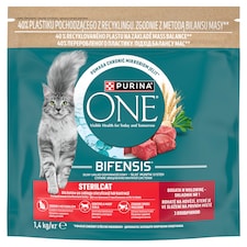 Purina ONE Bifensis Sterilised Beef Cat Granules 1.4 kg