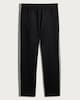 image 4 of F&F Side Stripe Pleated Joggers in Black