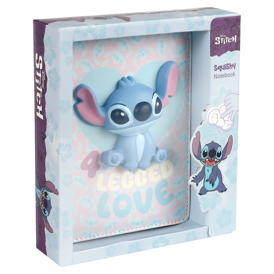 Disney Stitch Squishy 3D füzet B6  1. kép