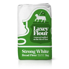 Laxey Flour Strong White Bread Flour 1KG