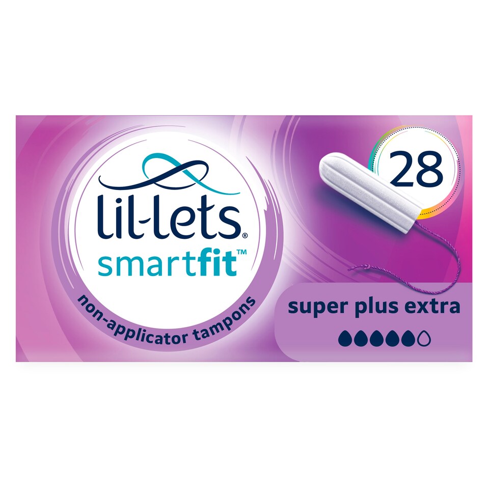 Lillets Non Applicator Tampons Super Plus Extra 28S