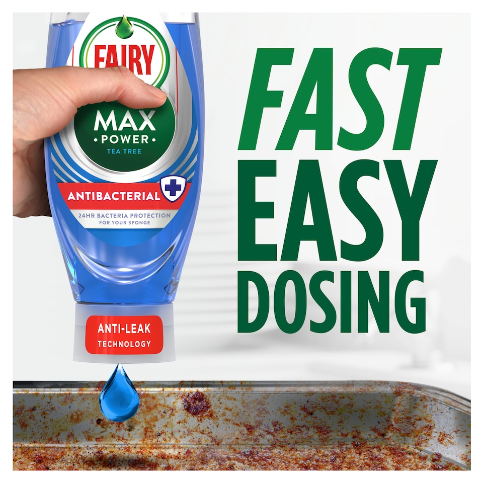 image 1 of Fairy Max Power Mrs Hinchs Vacay Vibes Orange Blossom & Coastal Cypress Washing Up Liquid 640ML