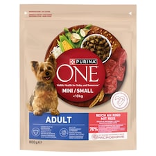 Purina ONE Mini Adult Dog Food with Beef 800 g