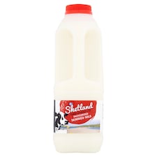 Shetland Farm Pasturised Skimmed Milk 1Ltr