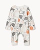 image 1 of F&F Baby Pure Cotton Halloween Print Sleepsuit in Multi