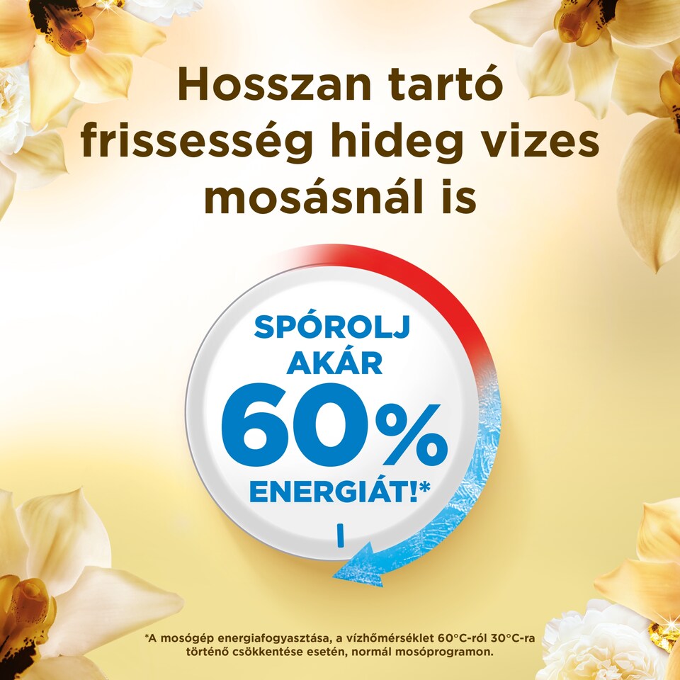 Lenor Vanilla Orchid & Golden Amber Mosópor 60 Mosáshoz 1. kép