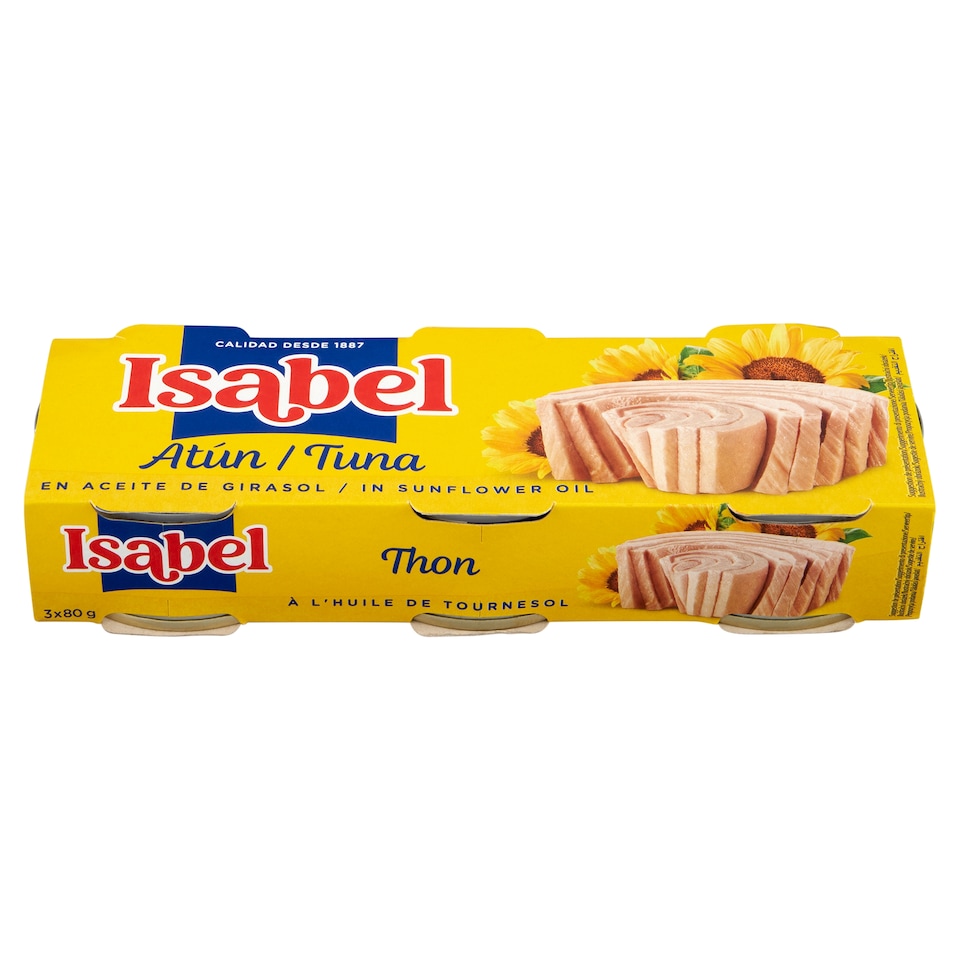 obrázok 1 z Isabel Tuniak v slnečnicovom oleji 3 x 80 g (240 g)