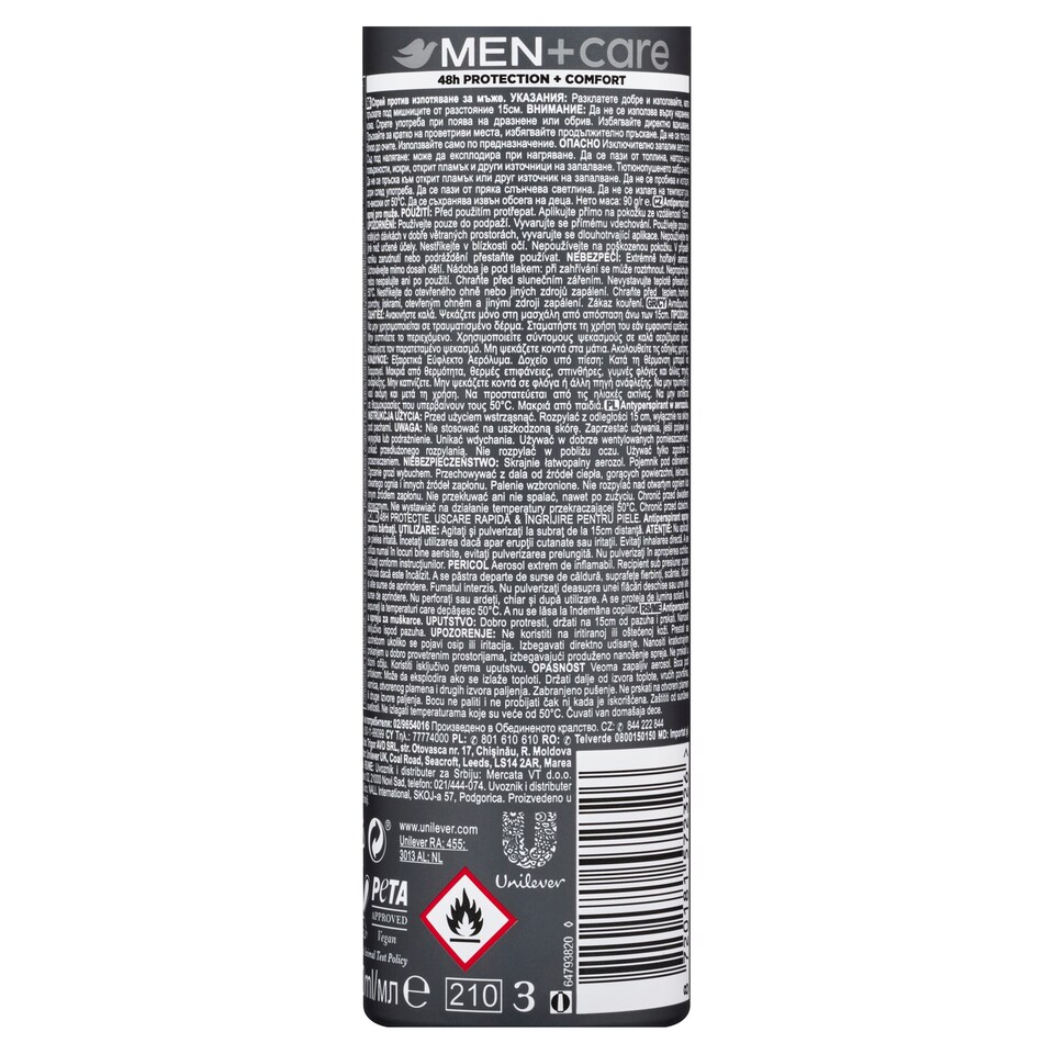 obrázok 1 z Dove Men+Care Energising Antiperspirant sprej 150 ml
