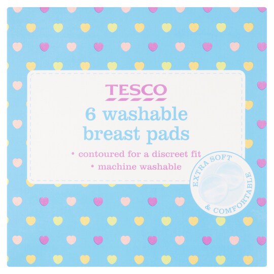 Tesco Washable Breast Pads X6