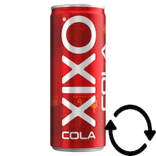 XIXO Cola kólaízű szénsavas üdítőital cukorral és édesítőszerrel 250 ml