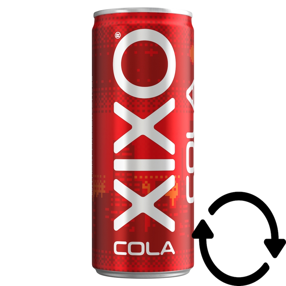 XIXO Cola kólaízű szénsavas üdítőital cukorral és édesítőszerrel 250 ml
