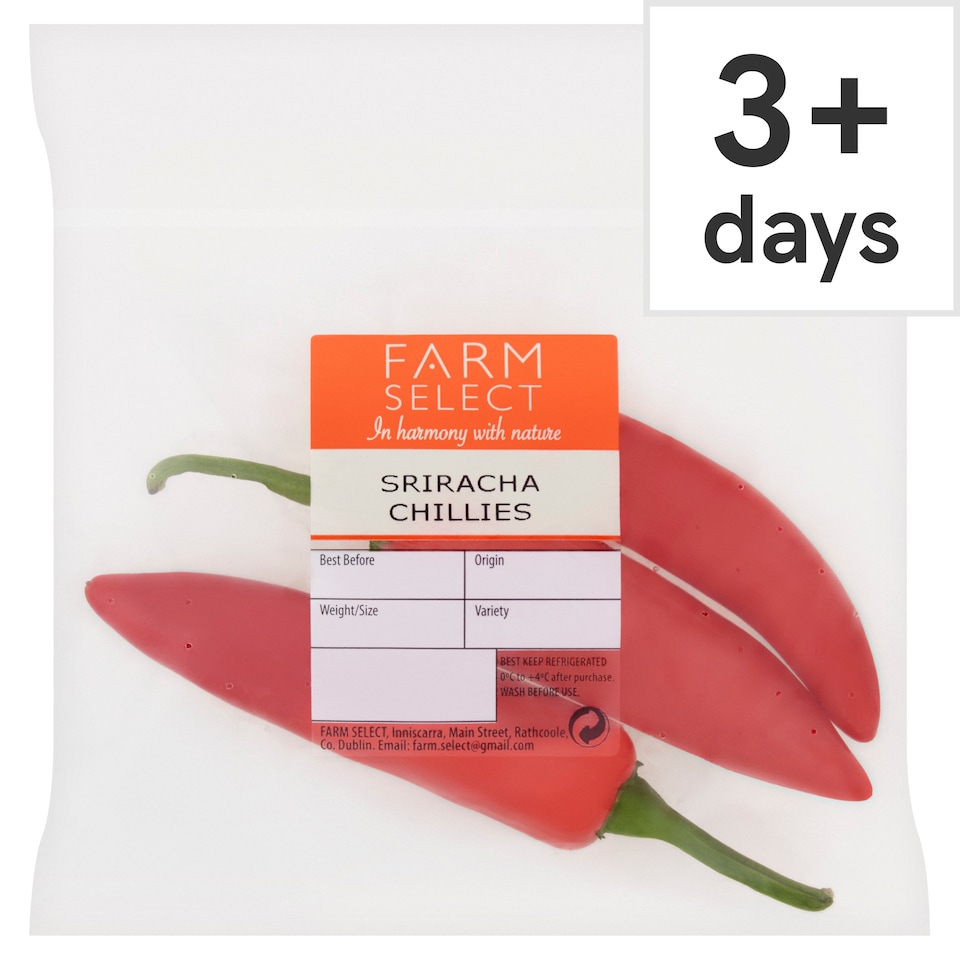 Farm Select Mixed Sriracha Chillies 65g