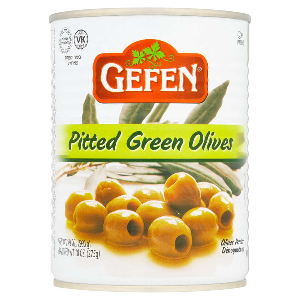 Gefen Pitted Green Olives 560g