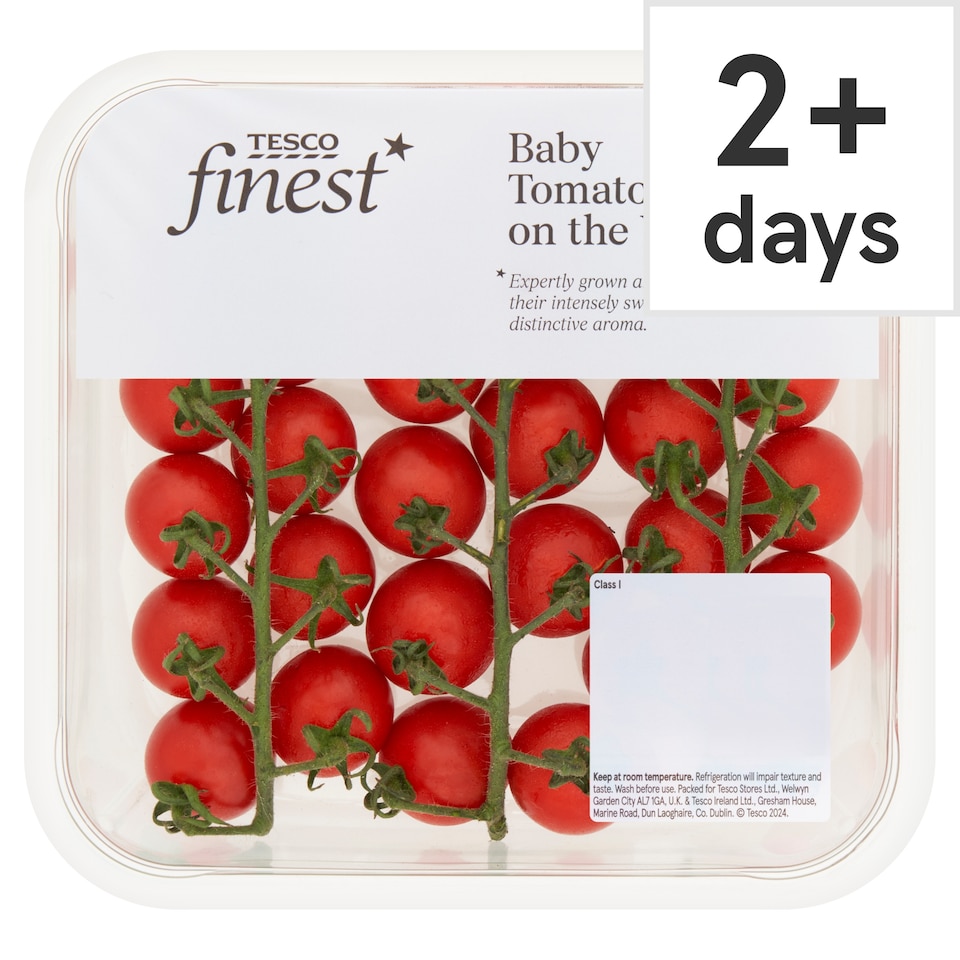 image 1 of Tesco Finest Baby Tomatoes on the Vine 400g