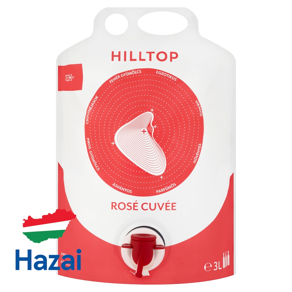 image 1 of Hilltop Bortarisznya Dunántúli Rosé Cuvée Dry Rosé Wine 13% 3 l