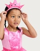 image 2 of F&F Girls 2-Piece Princess Fancy Dress Costume and Tiara in Pink