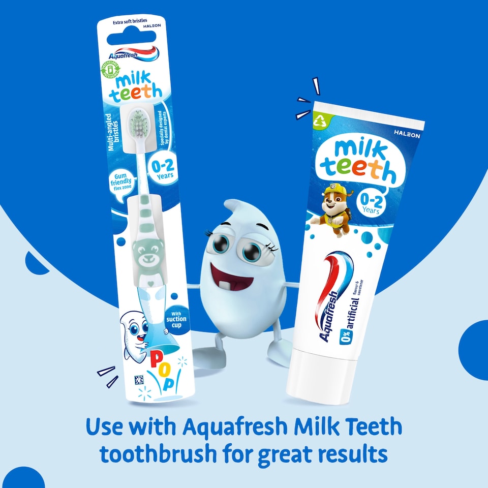 image 1 of Aquafresh Baby Toothpaste, Milk Teeth 0-2 Years, 50ml