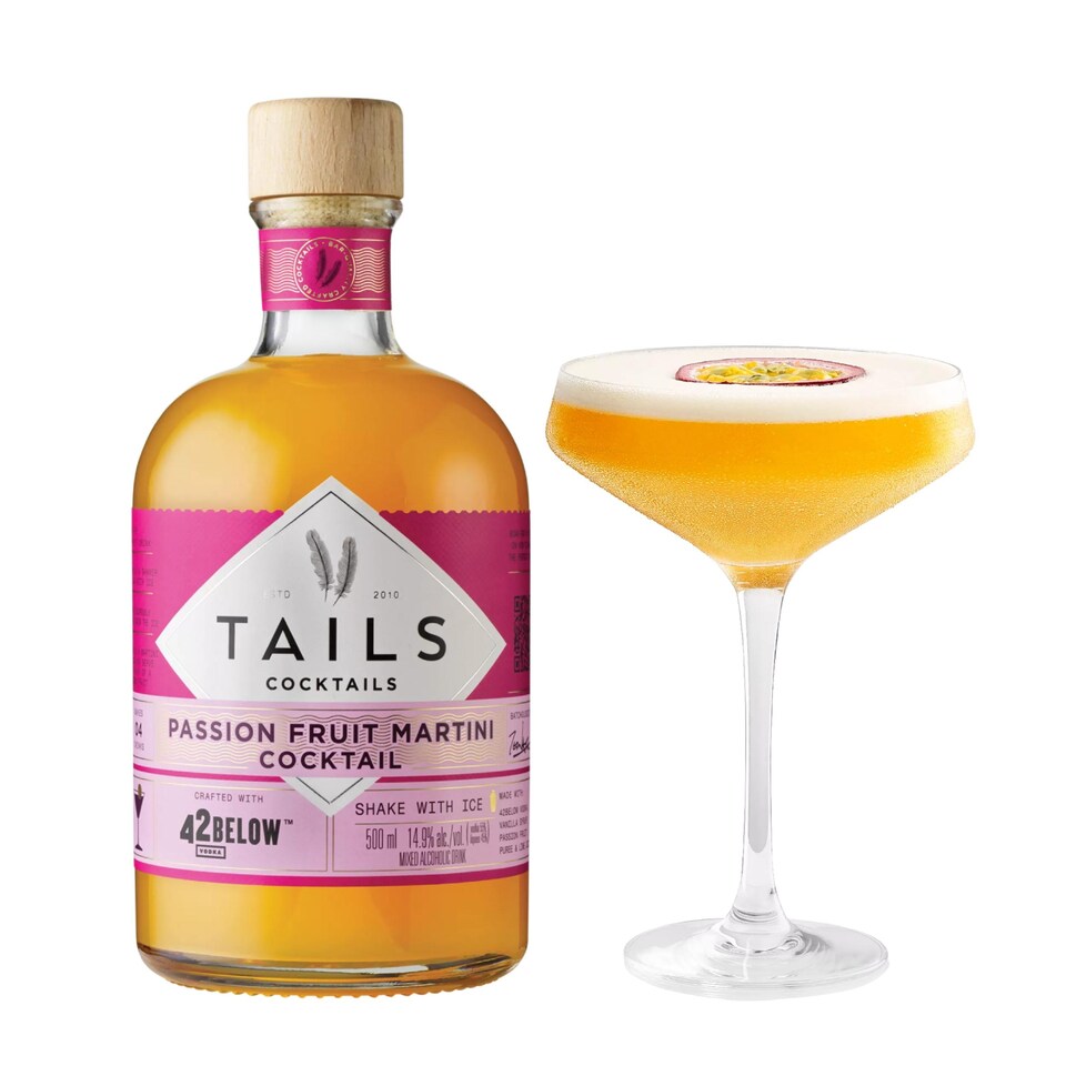 image 1 of Tails Cocktails Passion Fruit Martini Cocktail 500Ml