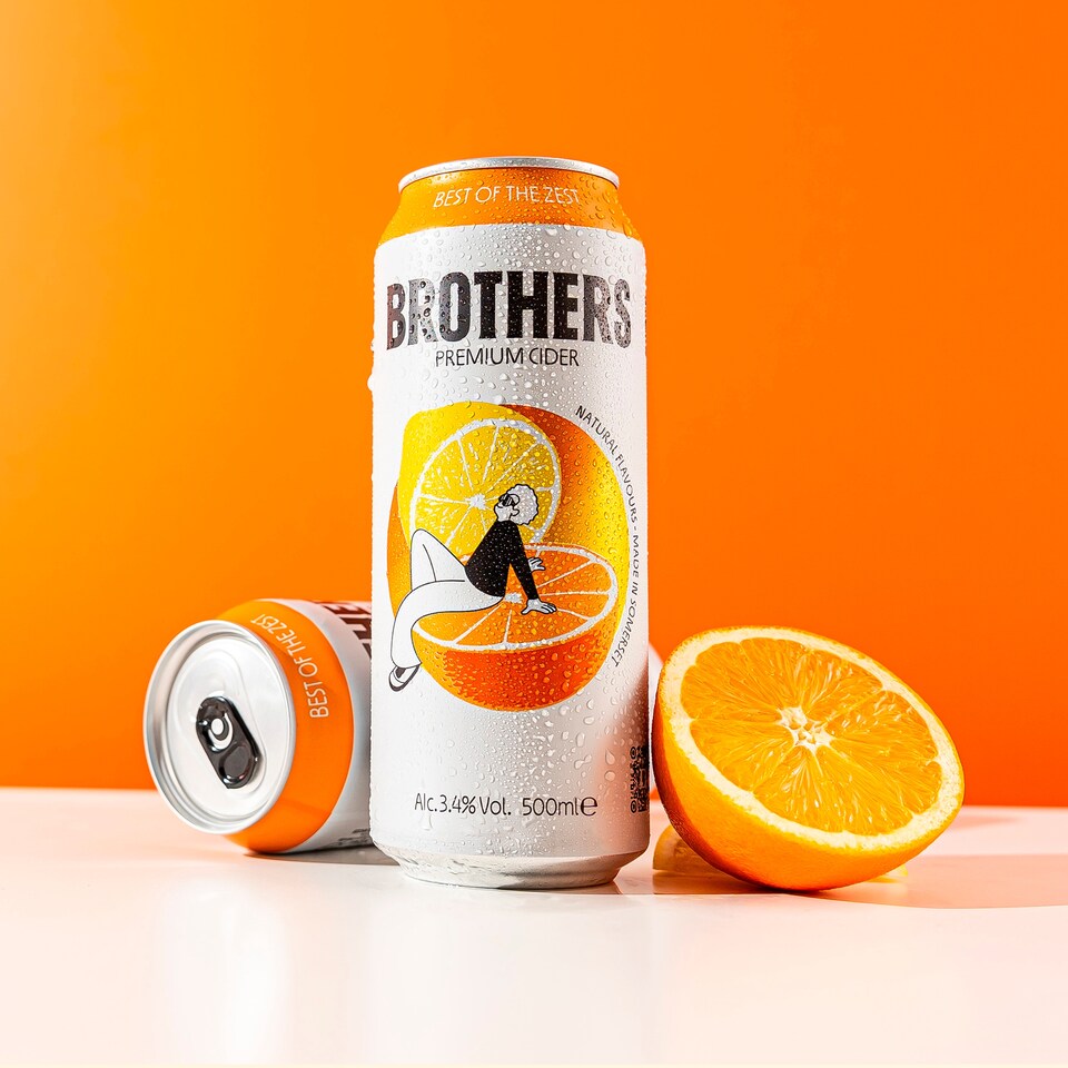 image 1 of Brothers Premium Cider - Best of the Zest 500ml