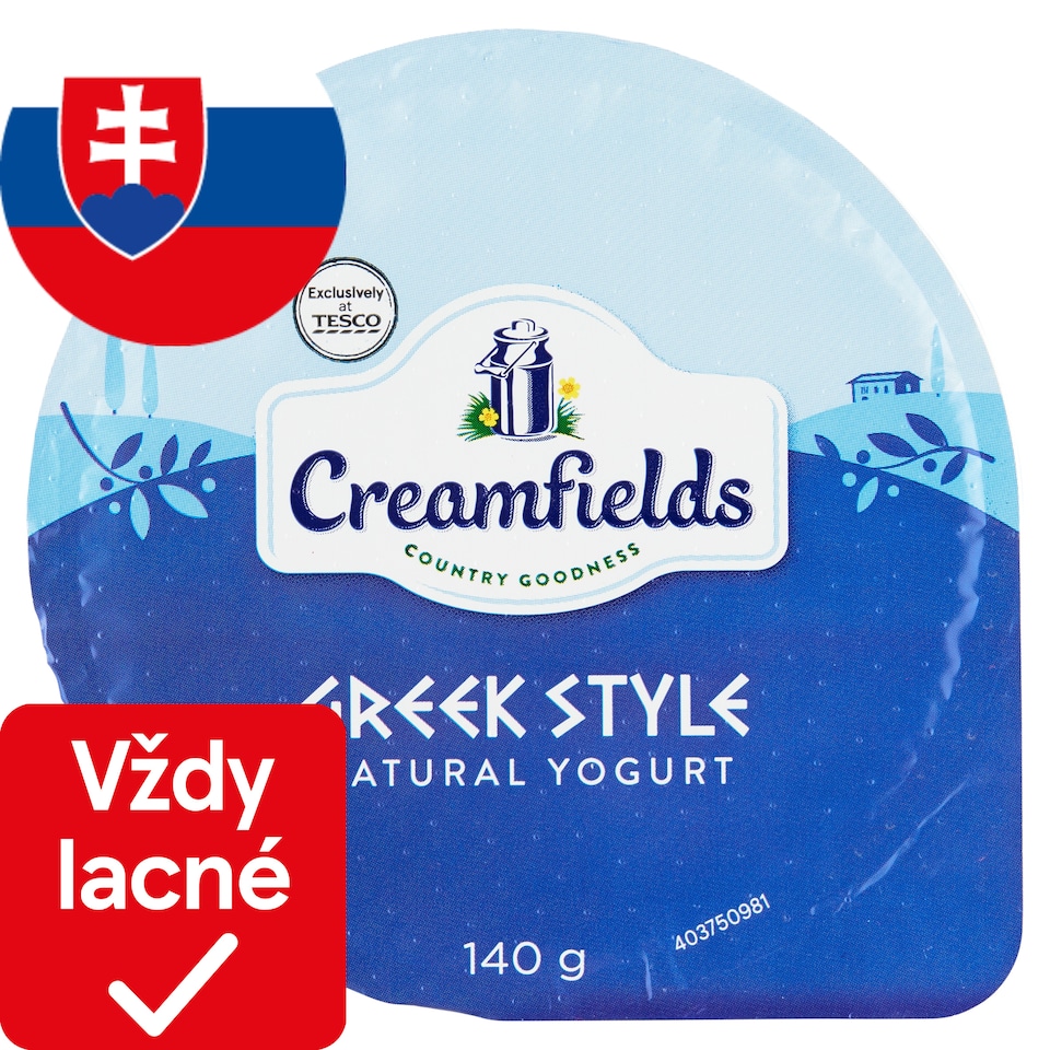 Creamfields Greek Style Natural Yogurt 140 g