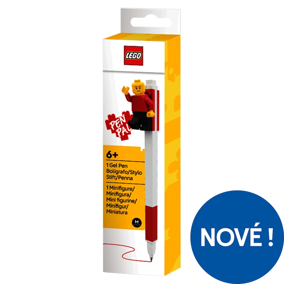 image 1 of Lego 2.0 Red Gel Pen with Minifigure